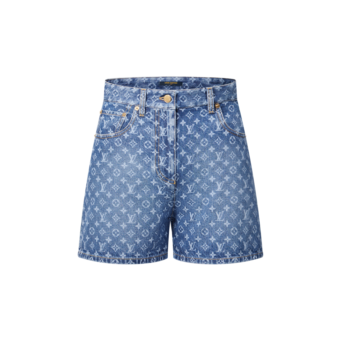 Monogram Denim Shorts - Ready-to-Wear | LOUIS VUITTON